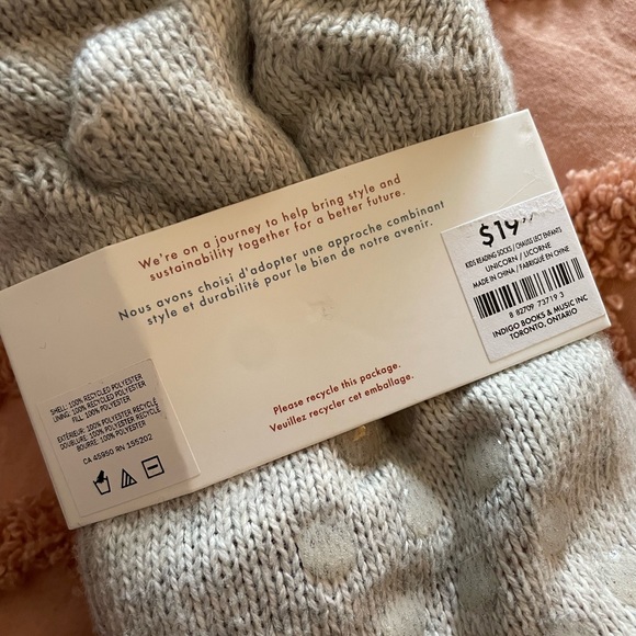 Indigo Kids Unicorn Sherpa Lined Reading Socks (9-12 years) - Picture 5 of 7